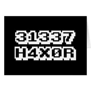 CARTÃO 31337 H4X0R