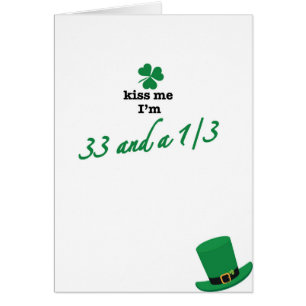 Cartão 33 1/3 beijam-me