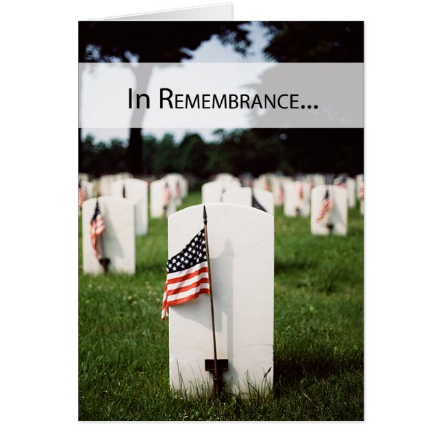 Cartão 3446 Patriótico Em Memória (Frente)