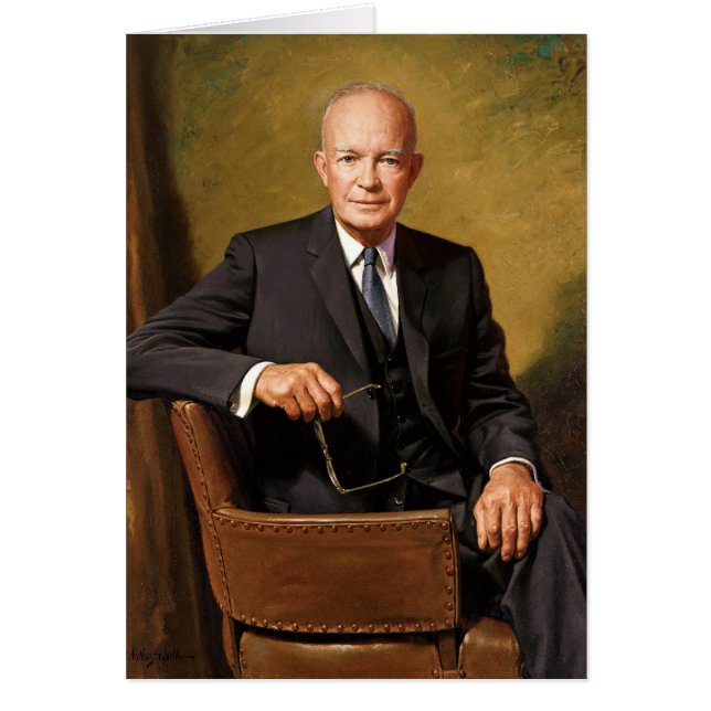 Cartão 34 Dwight D. Eisenhower (Frente)