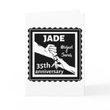 35º aniversário de casamento de mãos dadas