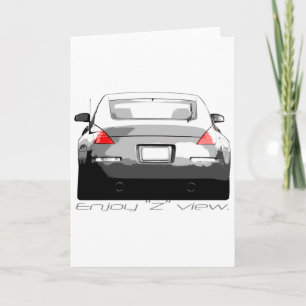 Cartão 350Z "Enjoytheview. "