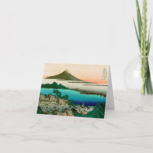 Cartão 36 Views of Mount Fuji, Hokusai Fine Vintage