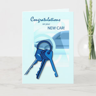 Cartão 3717 Congratulations on New Car