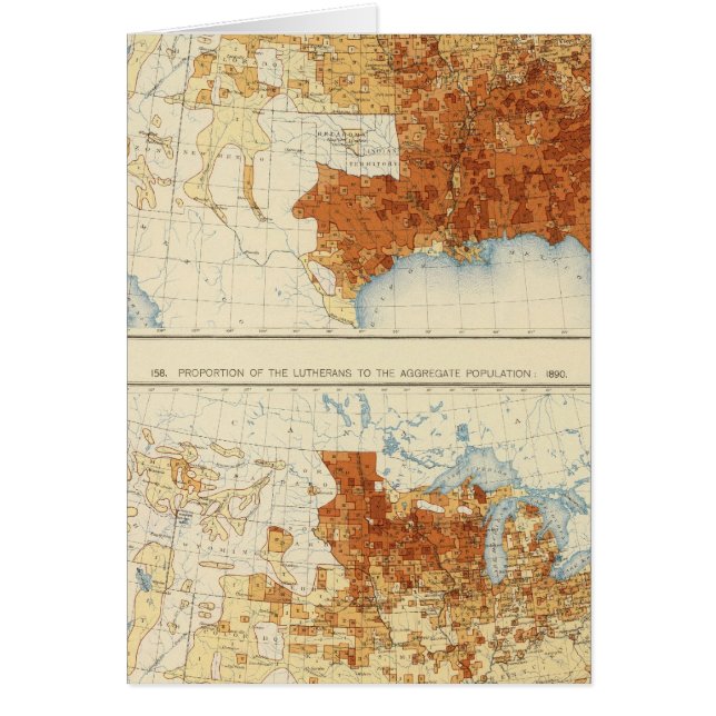 Cartão 37 batistas, luteranos 1890 (Frente)