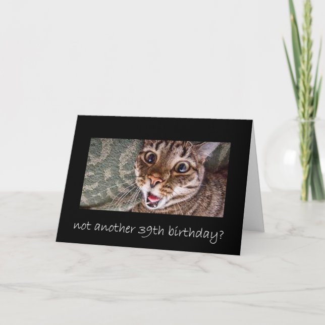 Cartão 39º aniversário (Frente)