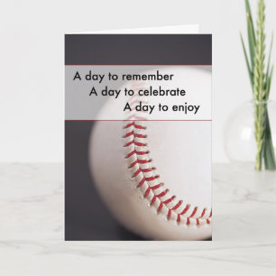 Cartão 3970 Baseball Birthday
