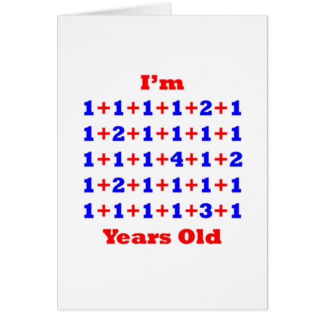 Cartão 39 anos velho! (Frente)