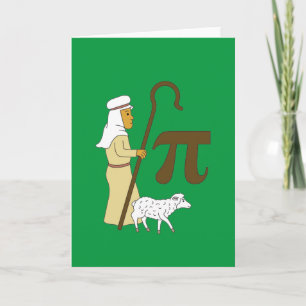Cartão 3.14 Piada de Matemática Engraçada do Pie Pi Pun d