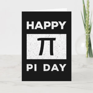 Cartão 3.14 Vintage - Dia Feliz Pi