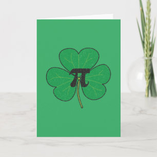 Cartão 3.14 Vintage - Praga De Shamrock Encantada Engraça