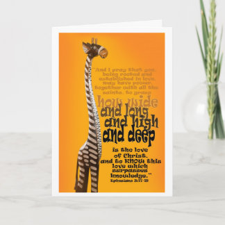 Cartão 3:17 de Ephesians - 19