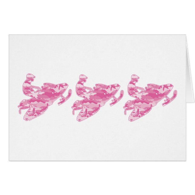 Cartão 3-Camo-Rosa-Sled (Frente Horizontal)
