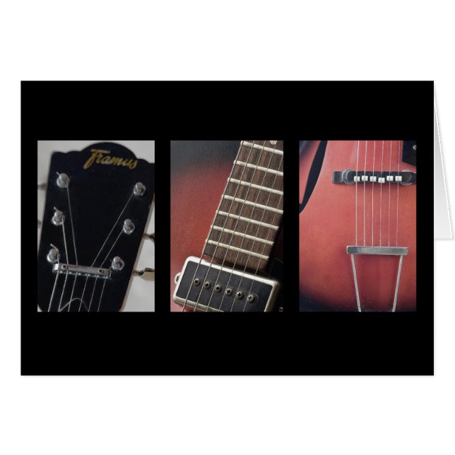 Cartão 3 Parte Harmony Triptych (Frente horizontal)