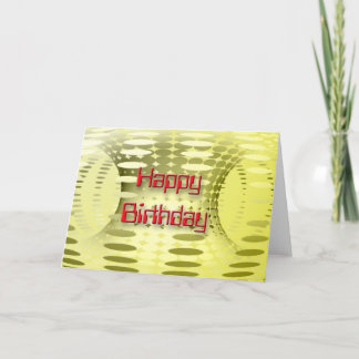 Cartão 3D Feliz aniversário YL 3