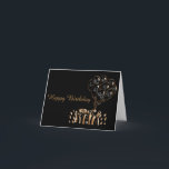 Cartão 40º aniversário dos Balões Negros| Palavras Diy<br><div class="desc">Cartão de Nota - Convite para aniversário de 40 anos. ⭐ Este produto é 100% personalizável. Gráficos e/ou texto podem ser adicionados, excluídos, movidos, redimensionados, alterados, girados etc... 99% dos meus designs na minha loja são feitos em camadas. Isso facilita o redimensionamento e a movimentação de gráficos e textos para...</div>