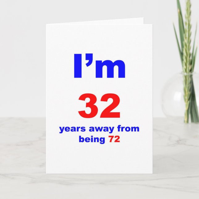 Cartão 40 Aniversário (Frente)