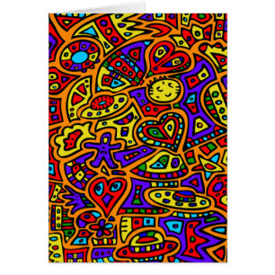 Cartão #416 abstrato