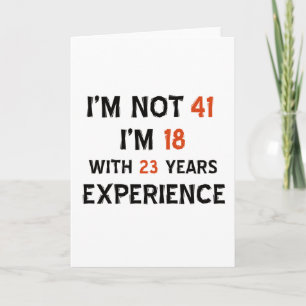 Cartão 41st birthday designs