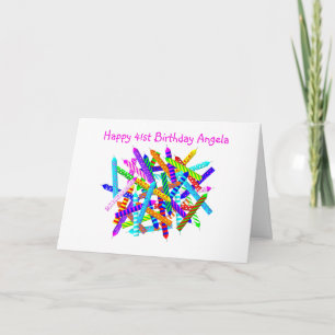 Cartão 41st Birthday Gifts
