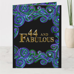 Cartão 44º Aniversário 