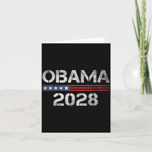 Cartão 44-48 Obama Para Presidente '28 2028 4 de Julh