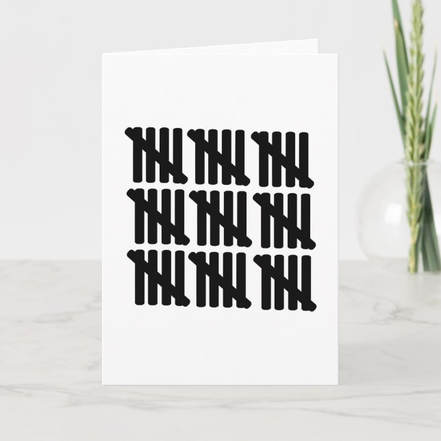 Cartão 45th aniversário (Frente)