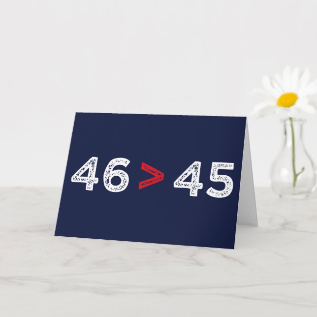 Cartão 46 > 45 - Trump Lost Biden Won I (Planta pequena)