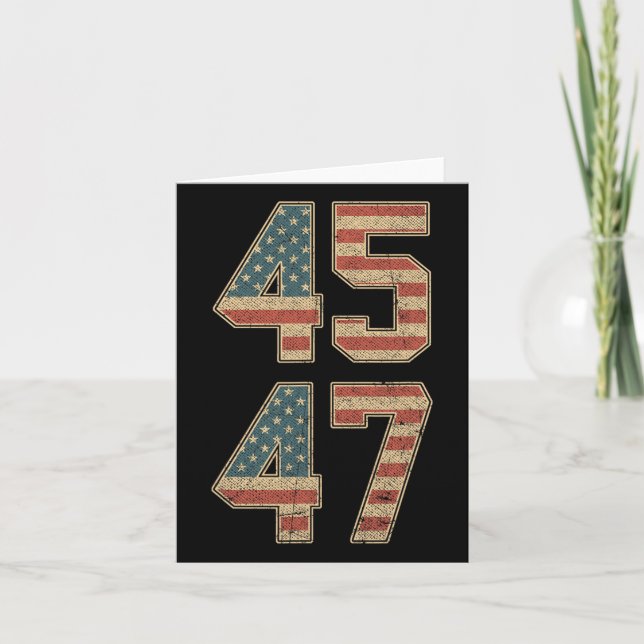 Cartão 47º Presidente 45 47  (Frente)