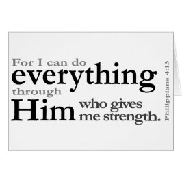 Cartão 4:13 dos Philippians