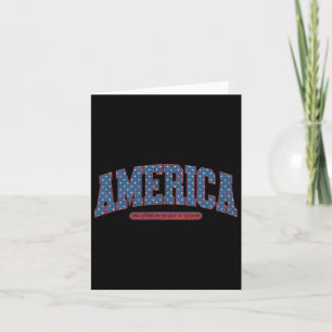 Cartão 4 De Julho América Vintage Retro Patriótico Homens