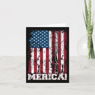 Cartão 4 De Julho Dia Da Independência Bandeira Americana