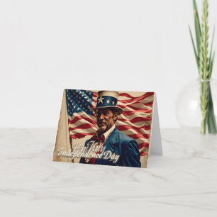 Cartão 4 de Julho – Espírito de Independência