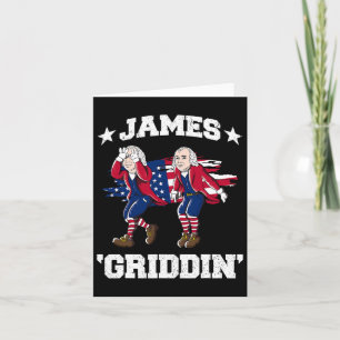 Cartão 4 de Julho James Madison Griddy James Griddin 