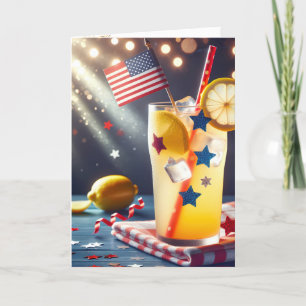 Cartão 4 De Julho Limonada