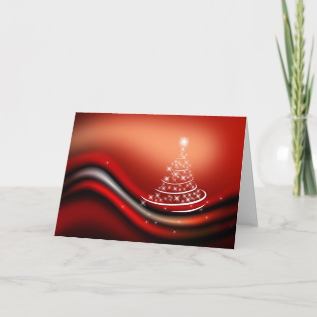 Cartão 4 do Xmas (personalize) (Frente)