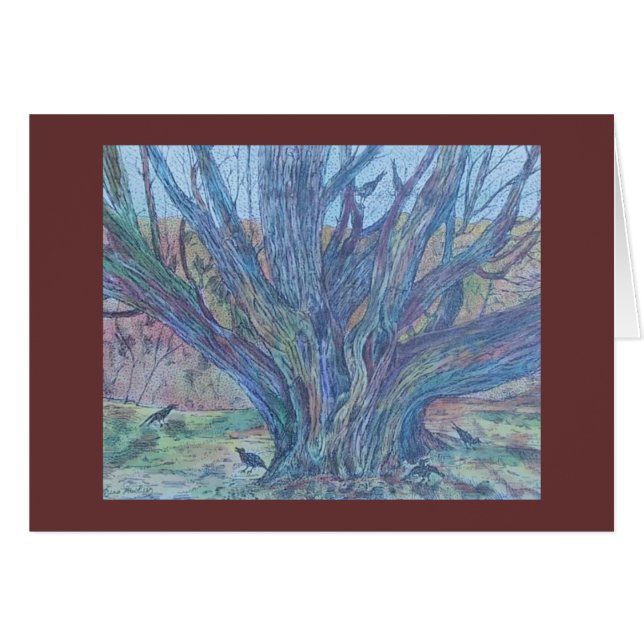 Cartão 4 e 20 melros (Frente Horizontal)