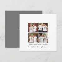 4 fotos LGBT Gay Love Husband Primeiro Aniversário