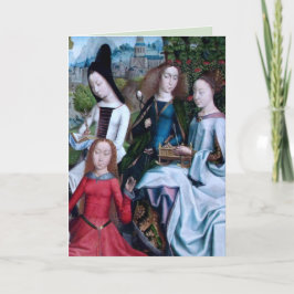 Cartão 4 Mártires Virgin em Placa de Jardim (detalhe; M 0