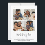 Cartão 4 Modelo de foto<br><div class="desc">Quatro fotografias de placas planas. Personalizado com suas próprias 4 fotografias e texto de Ricaso ...  adicione seus próprios detalhes a esses cartões atordoantes que farão uma impressão - adequada para muitos usos,  incluindo Natal,  Aniversário,  Casamentos e muito mais</div>