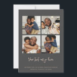 Cartão 4 Modelo de foto<br><div class="desc">Quatro fotografias de placas planas. Personalizado com suas próprias 4 fotografias e texto de Ricaso ...  adicione seus próprios detalhes a esses cartões atordoantes que farão uma impressão - adequada para muitos usos,  incluindo Natal,  Aniversário,  Casamentos e muito mais</div>