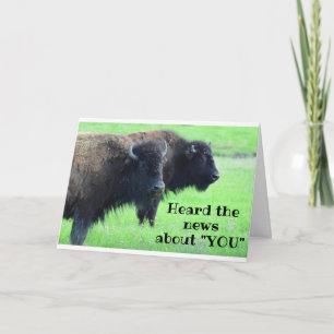 CARTÃO ****50º ANIVERSÁRIO*** DE BUFFALO COMEDIC