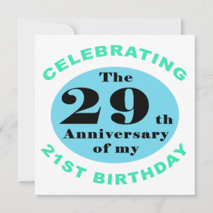 Cartão 50º aniversário do Humor