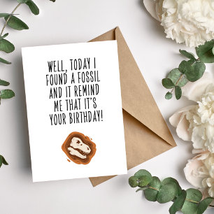 Cartão 50º aniversário engraçado