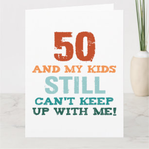 Cartão 50.º Aniversário Para Pais
