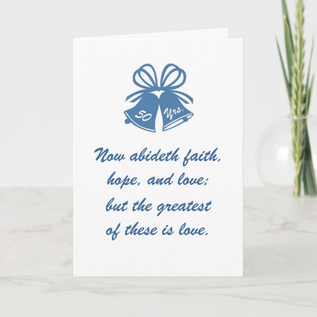 Cartão 50 anos de amor (Frente)