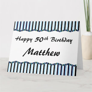 Cartão 50 ou qualquer idade de aniversário-BIG