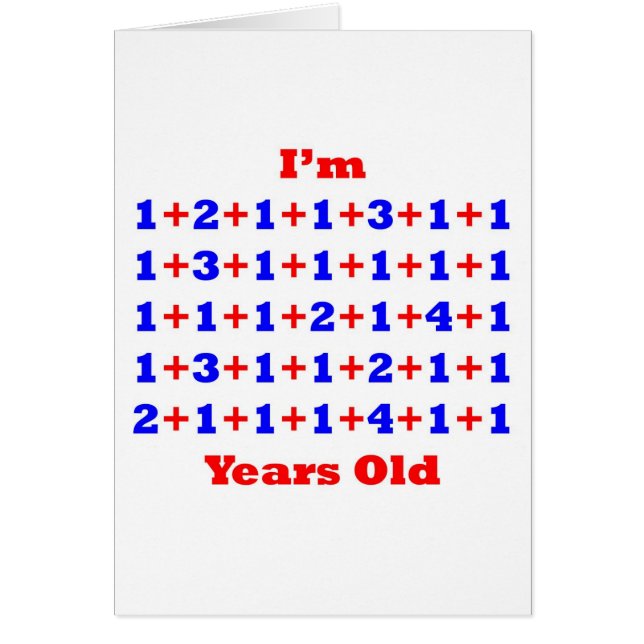 Cartão 51 anos velho! (Frente)