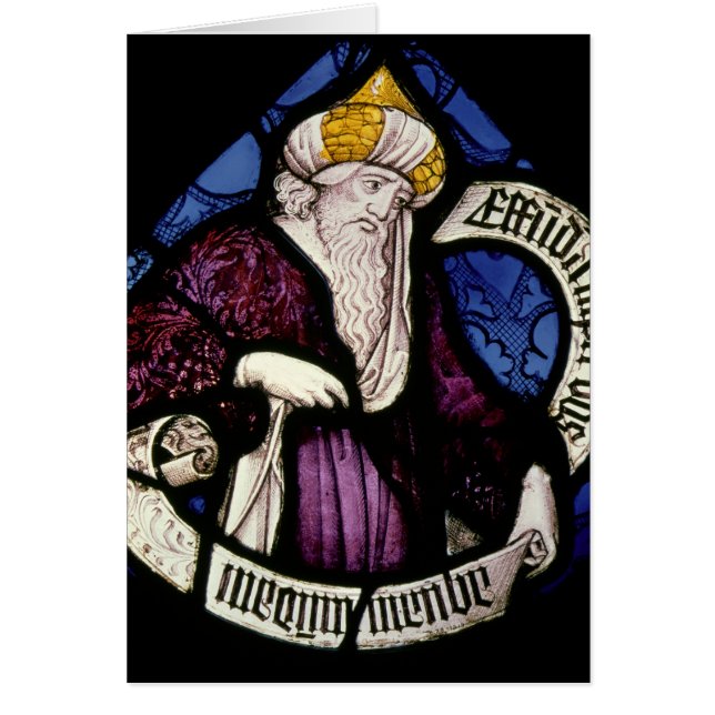 Cartão 52: Roundel do profeta Ezekiel, século XV (Frente)