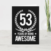 53rd Aniversário (53 anos de ser impressionantes)